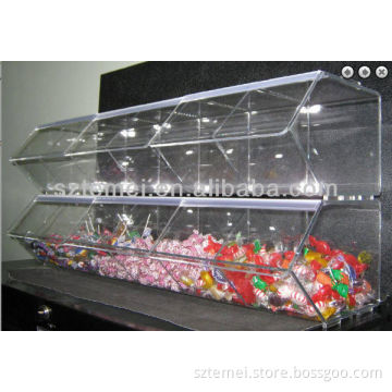 multi acrylic candy dispenser or bulk candy dispenser